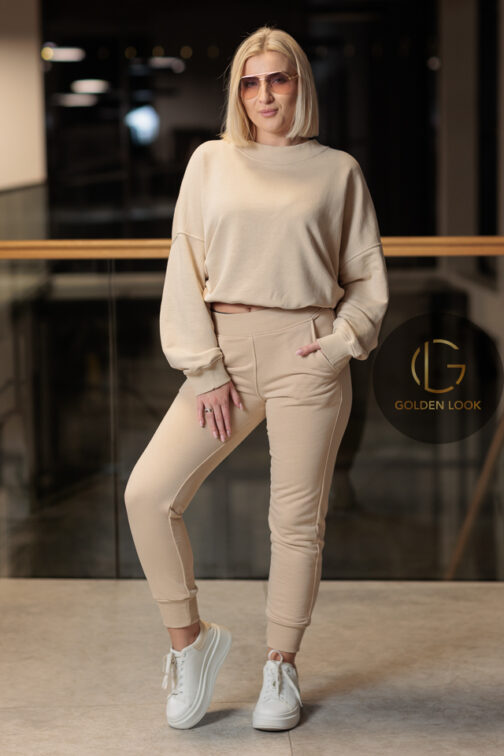 Komplet Dresowy Beige